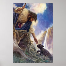 The Good Shepherd Jesus Christ Poster