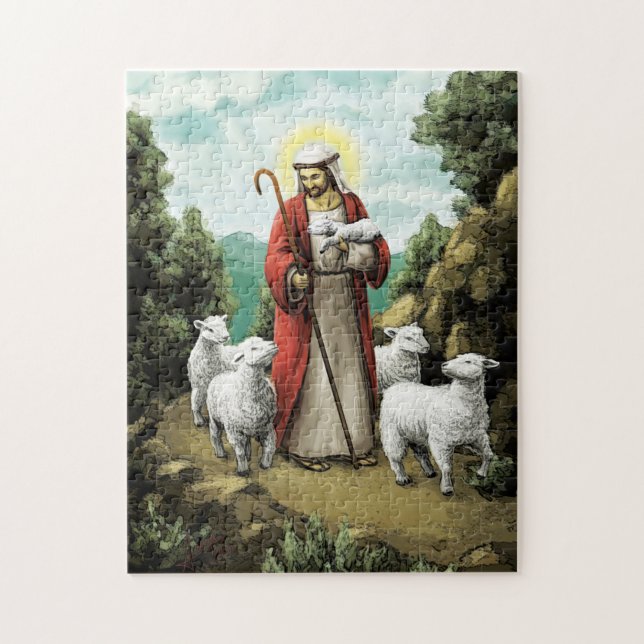 The Good Shepherd Jigsaw Puzzle (Vertical)