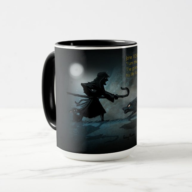The Good Shepherd Mug (Front Left)