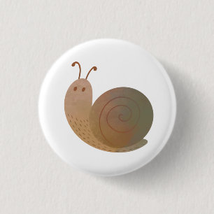 The Good snail 3 Cm Round Badge
