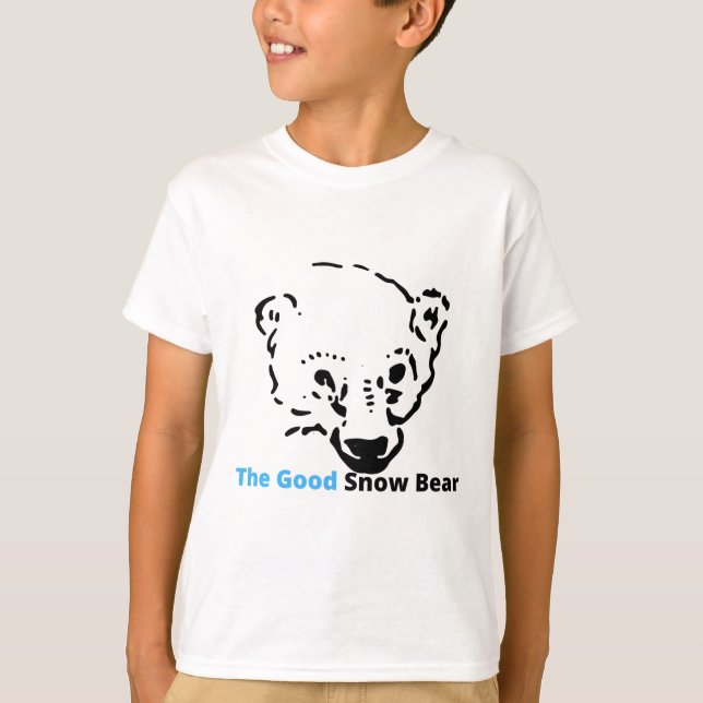 the good snow bear, Simple Family gift T-Shirt (Front)
