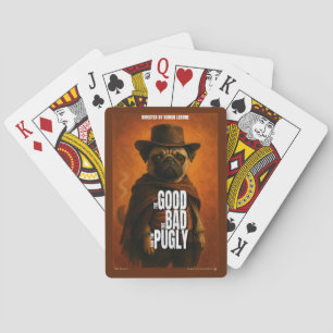 The Good the Bad & the Pugly Movie Parody Playing Cards