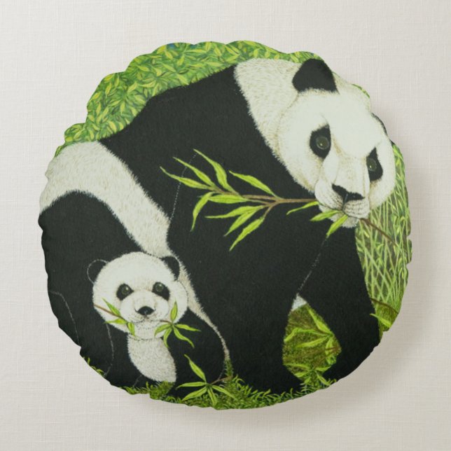 The good times round cushion (Front)