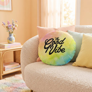 The Good Vibe Round Cushion