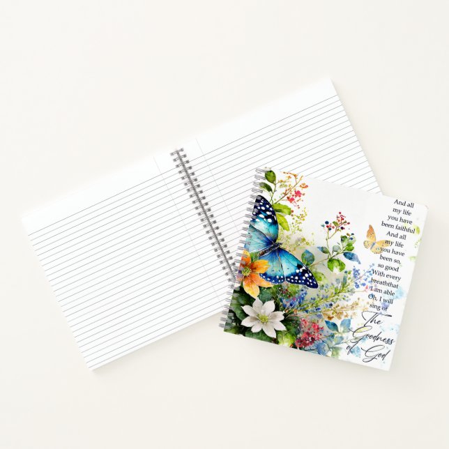 The goodness of God Notebook (Inside)