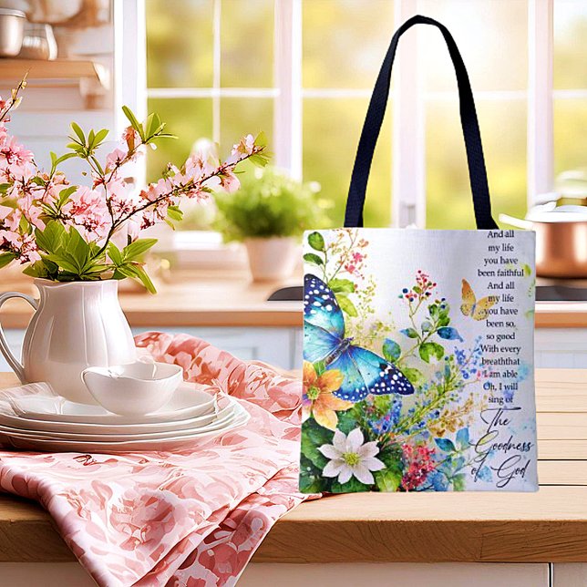The goodness of God Tote Bag (Creator Uploaded)