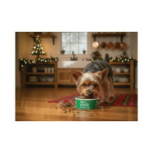 The Goodog™ Smiling Dog Silhouette Holiday Green