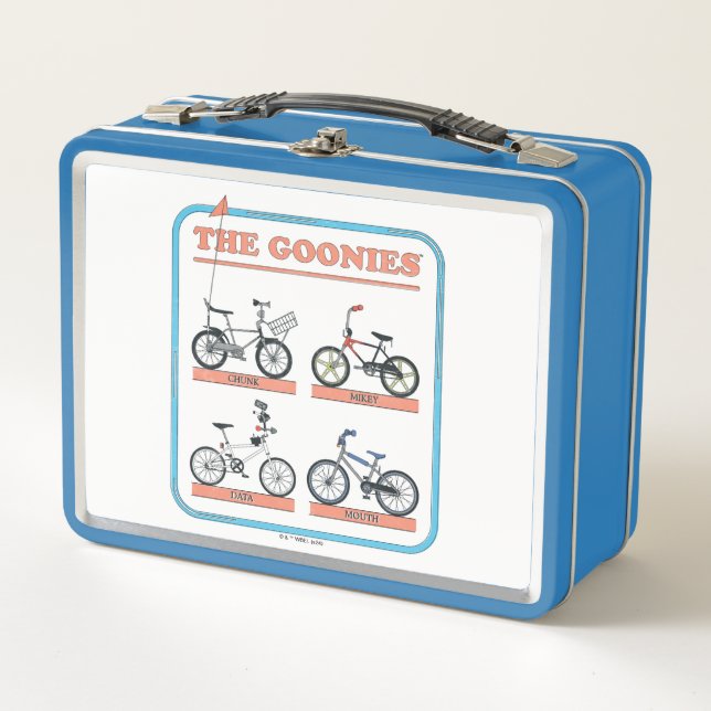 The Goonies Bicycle Chart Metal Lunch Box (Front)