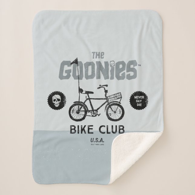 The Goonies Bike Club U.S.A. Sherpa Blanket (Front)