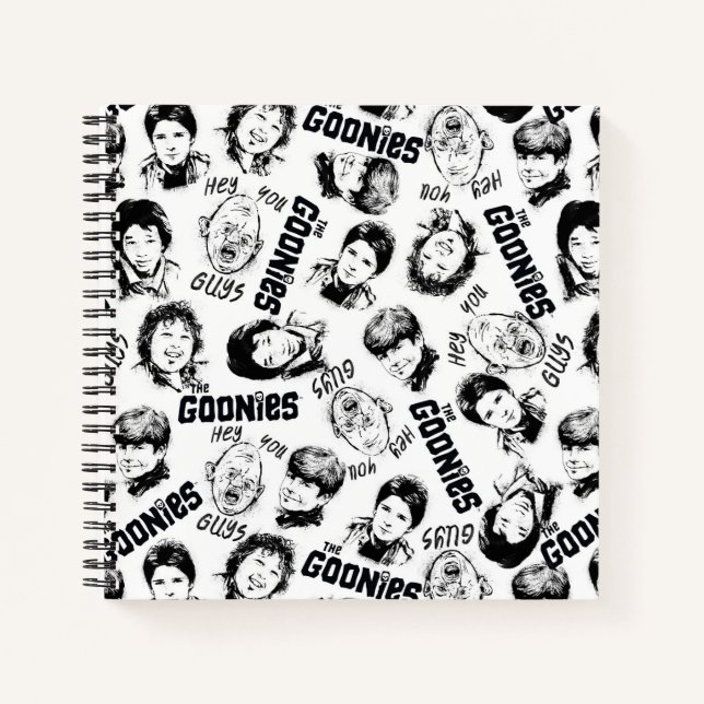 The Goonies Characters Pattern Notebook (Front)