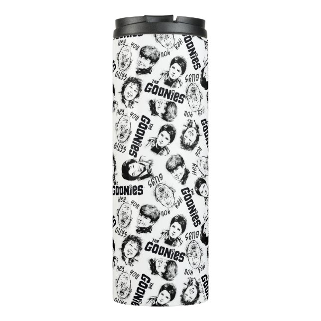 The Goonies Characters Pattern Thermal Tumbler (Back)