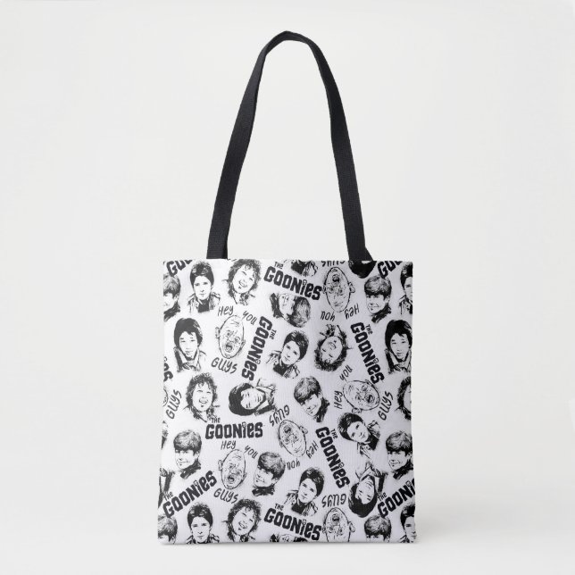 The Goonies Characters Pattern Tote Bag (Front)