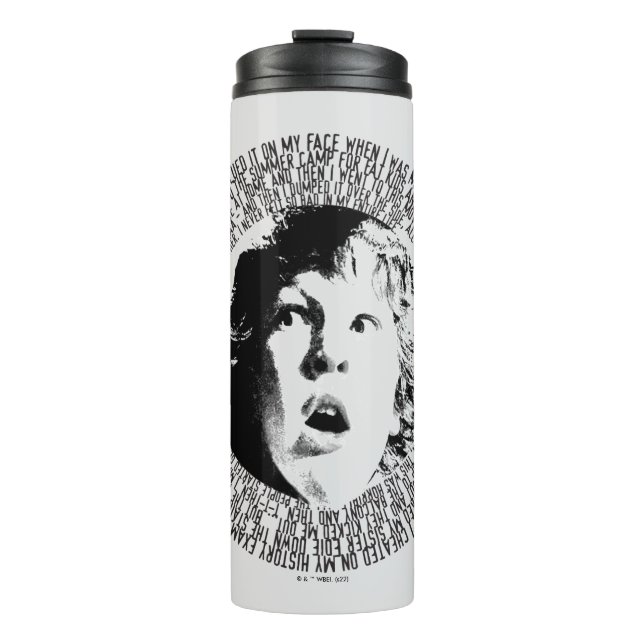 The Goonies Chunk Confession Graphic Thermal Tumbler (Front)