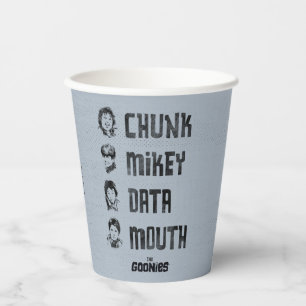 The Goonies   Chunk, Mikey, Data, Mouth Paper Cups