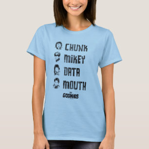 The Goonies   Chunk, Mikey, Data, Mouth T-Shirt