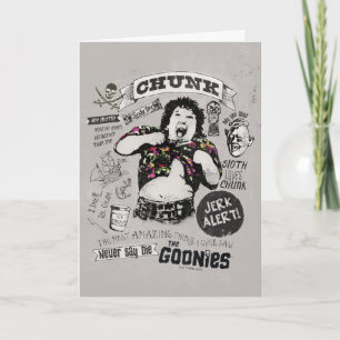 The Goonies Chunk Retro Collage Card