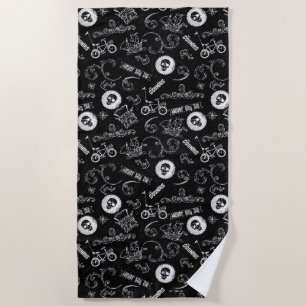 The Goonies Icons Pattern Beach Towel