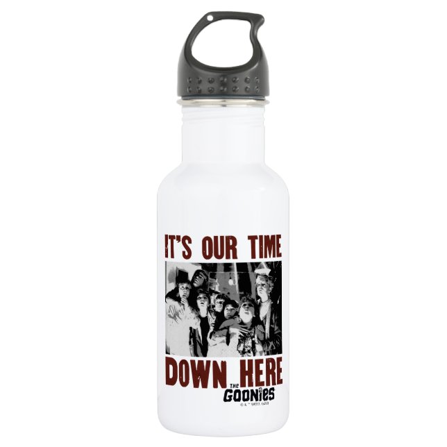 The Goonies "It's Our Time Down Here" 532 Ml Water Bottle (Front)