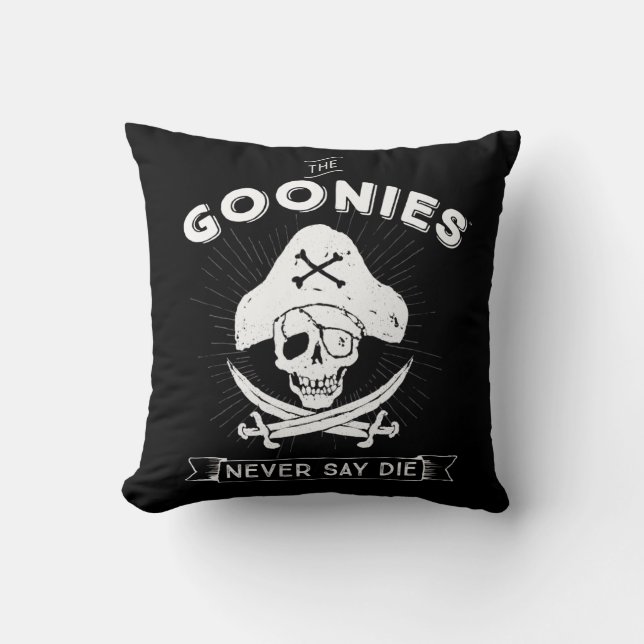 The Goonies "Never Say Die" Pirate Badge Cushion (Front)