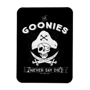 The Goonies "Never Say Die" Pirate Badge Magnet