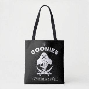The Goonies "Never Say Die" Pirate Badge Tote Bag