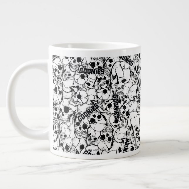 The Goonies One-Eyed Willy Skull Pattern Large Coffee Mug (Left)
