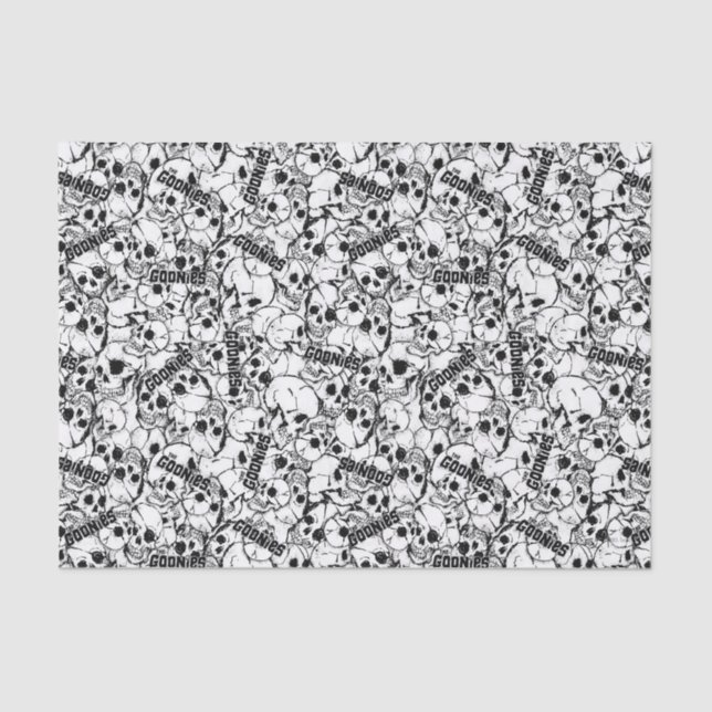 The Goonies One-Eyed Willy Skull Pattern Tissue Paper (Front)