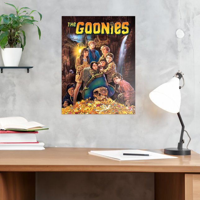 The Goonies One-Eyed Willy's Treasure Poster (Poster on wall)