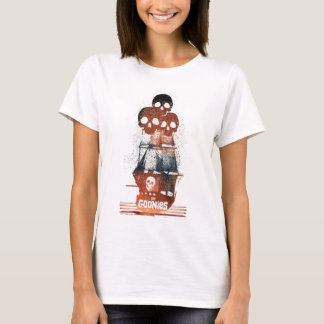 The Goonies Pirate Ship Silhouette Graphic T-Shirt