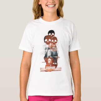 The Goonies Pirate Ship Silhouette Graphic T-Shirt