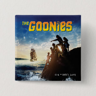 The Goonies Pirate Ship Theatrical Art 15 Cm Square Badge