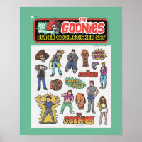 The Goonies Retro Sticker Sheet Graphic