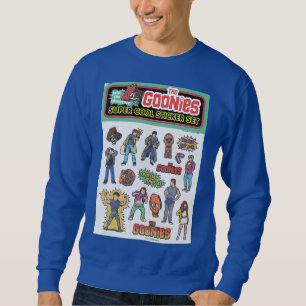 The Goonies Retro Sticker Sheet Graphic Sweatshirt