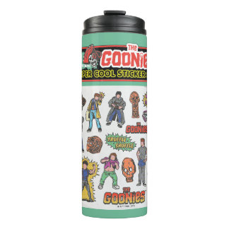 The Goonies Retro Sticker Sheet Graphic Thermal Tumbler