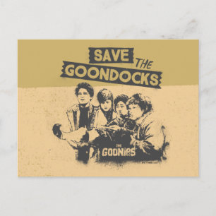 The Goonies "Save The Goon Docks" Postcard