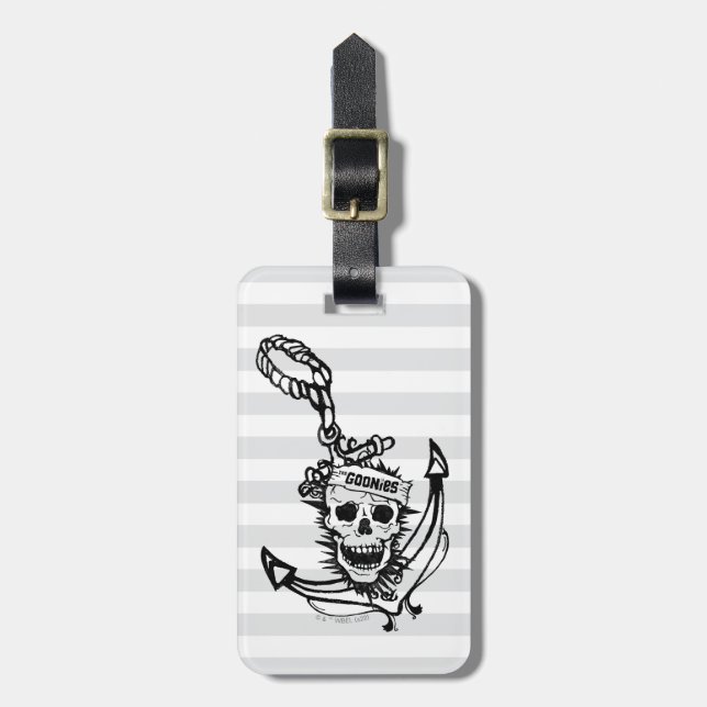 The Goonies Skull & Anchor Graphic Luggage Tag (Front Vertical)