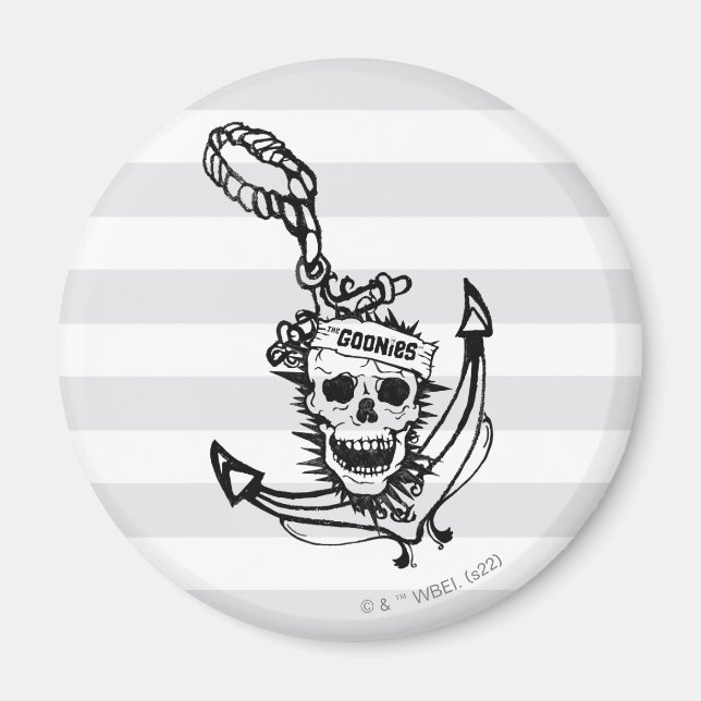 The Goonies Skull & Anchor Graphic Magnet (Front)