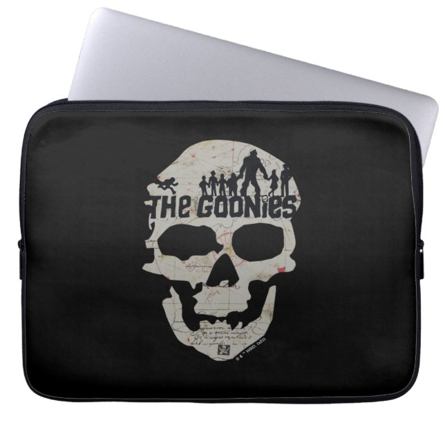 The Goonies Skull Silhouette Graphic Laptop Sleeve (Front)
