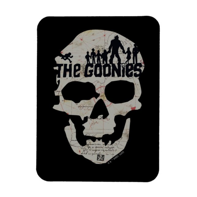 The Goonies Skull Silhouette Graphic Magnet (Vertical)