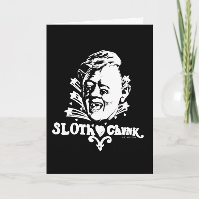 The Goonies "Sloth ♥ Chunk" Card (Front)