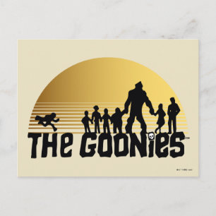 The Goonies Sunset Silhouette Graphic Postcard