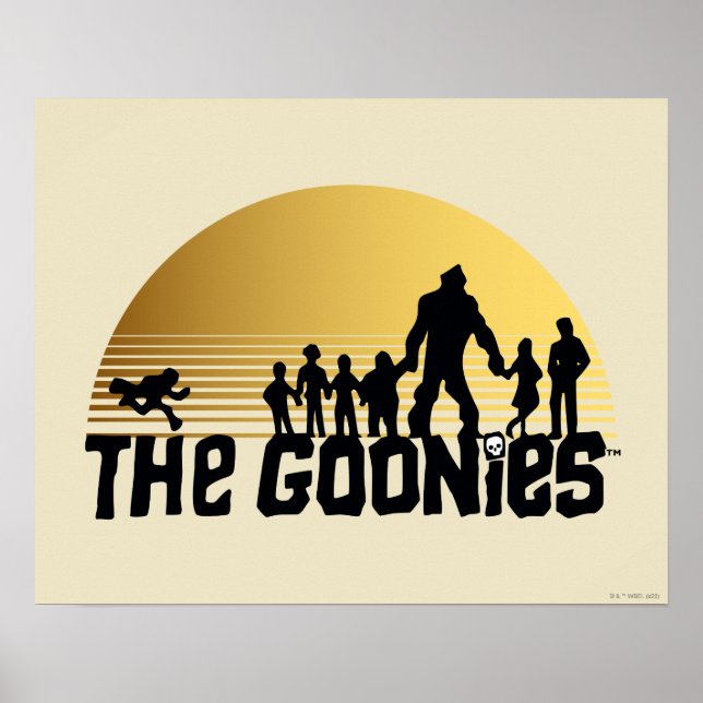 The Goonies Sunset Silhouette Graphic Poster (Front)