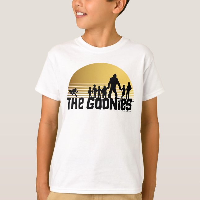 The Goonies Sunset Silhouette Graphic T-Shirt (Front)