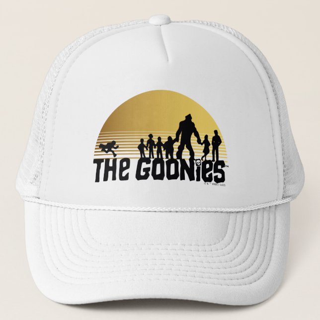 The Goonies Sunset Silhouette Graphic Trucker Hat (Front)