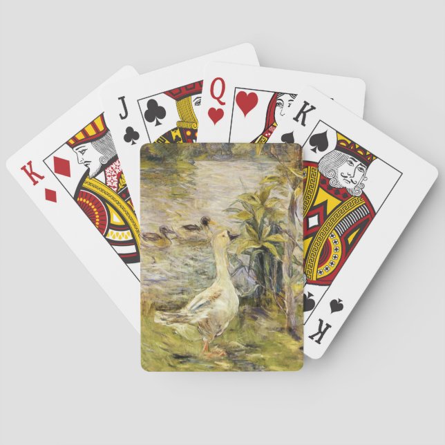 The Goose (by Berthe Morisot) Playing Cards (Back)