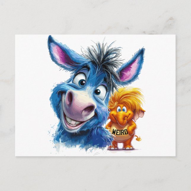 The GOP is Weird, per Tim Walz Postcard (Front)