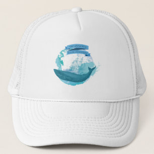 The Gorgeous Ocean Adventure Theme Trucker Hat