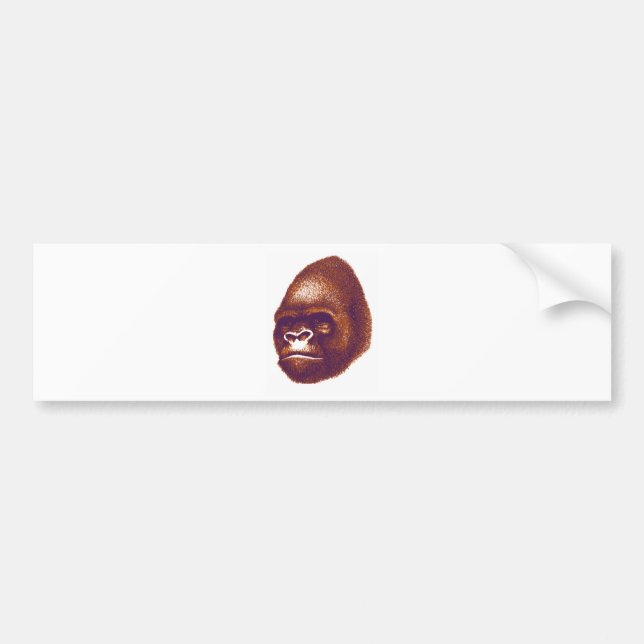 THE GORILLAS GLORY BUMPER STICKER (Front)