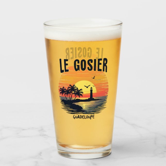 THE GOSIER GUADELOUPE GLASS (Front Filled)