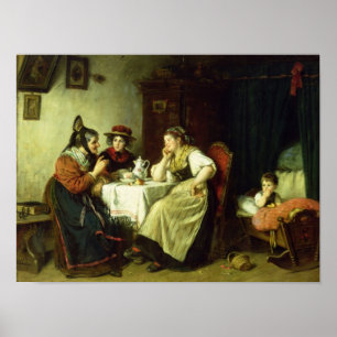 The Gossips, 1887 Poster